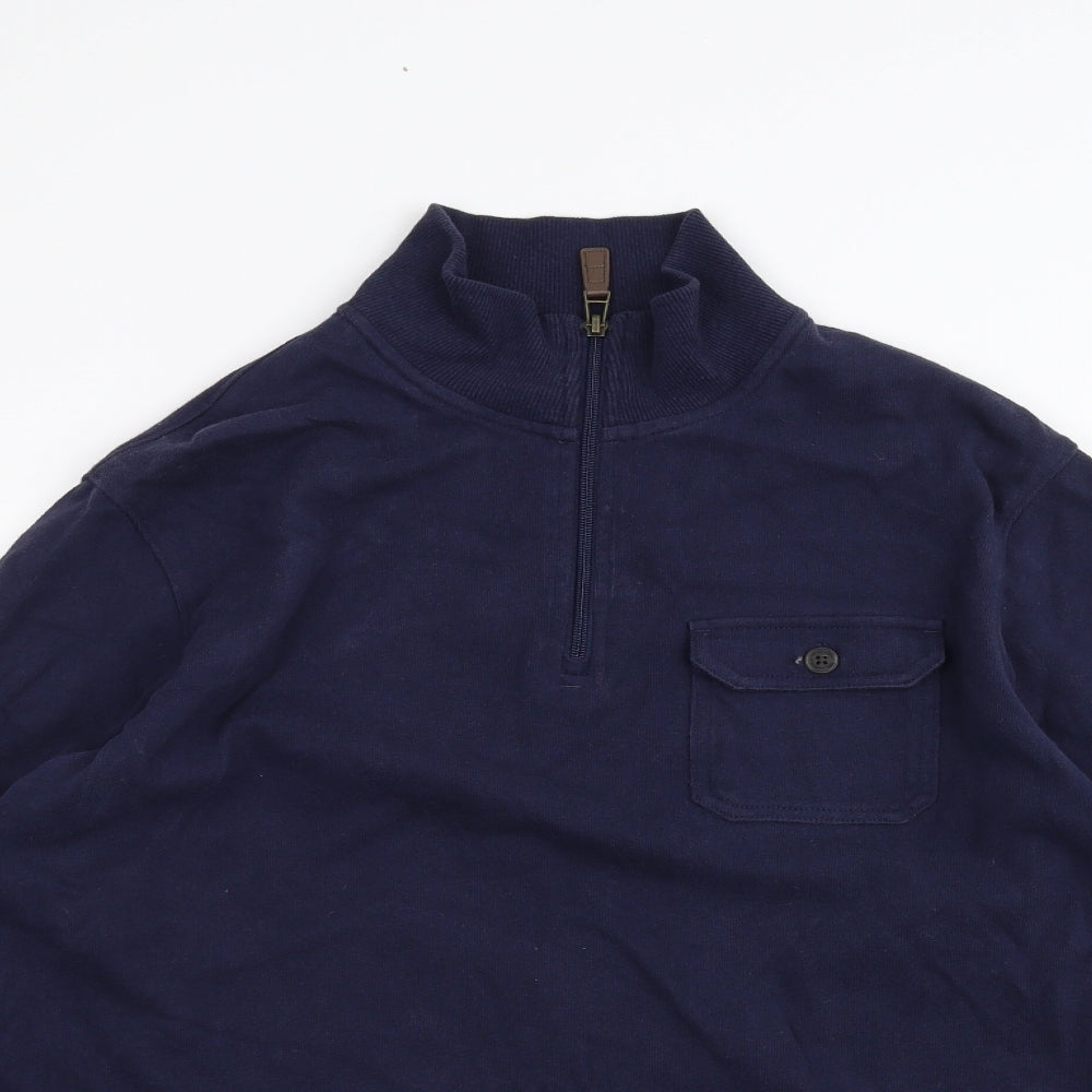 Marks and Spencer Mens Blue   Pullover Jumper Size S