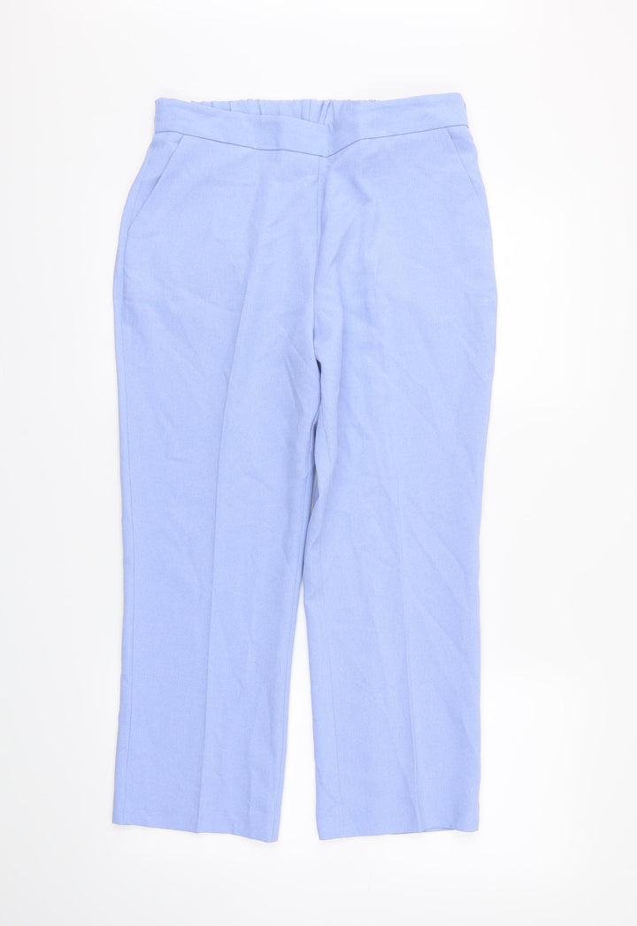Bonmarché Womens Purple   Trousers  Size 12 L26 in