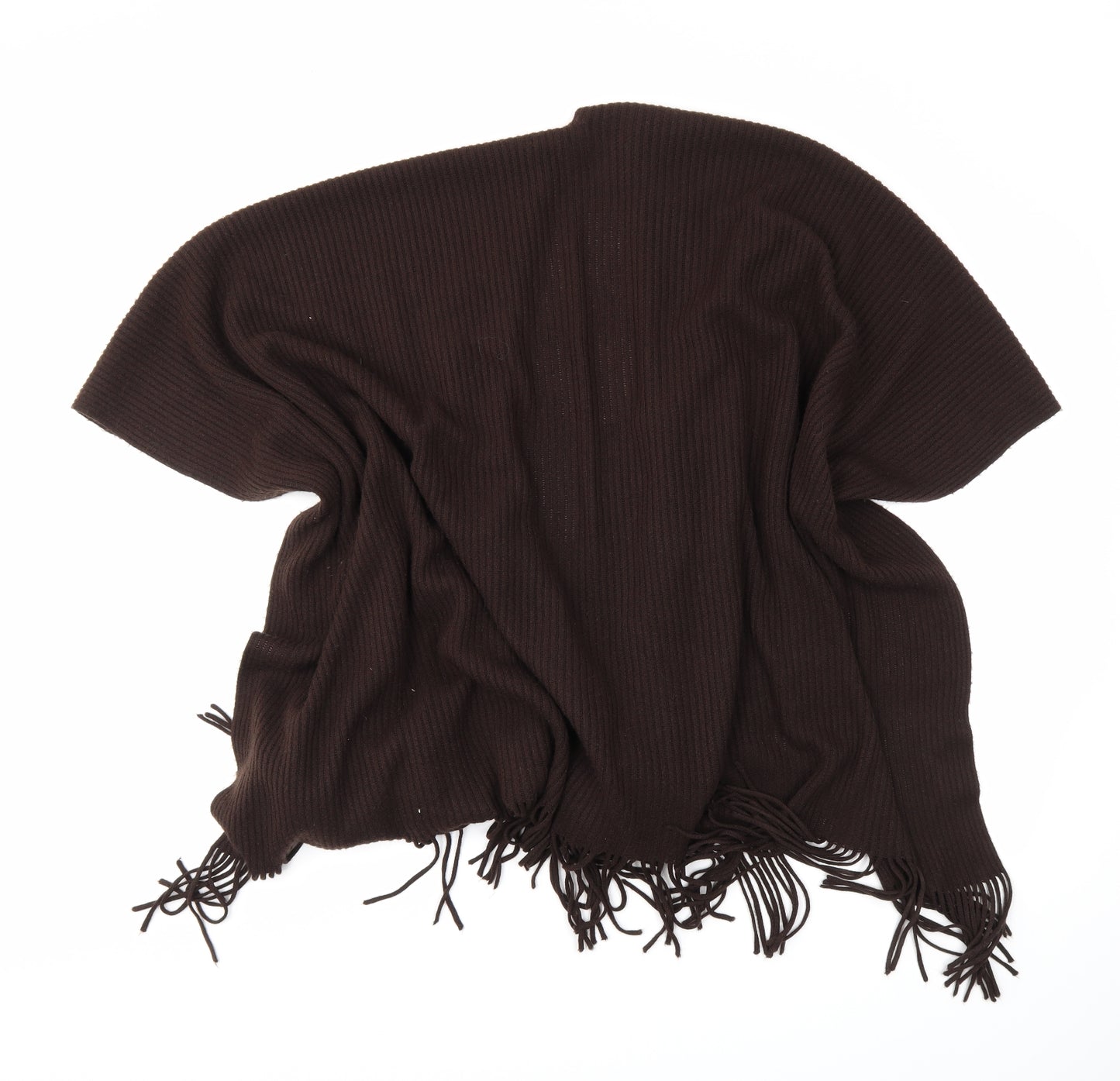 e. Womens Brown   Kimono Poncho One Size