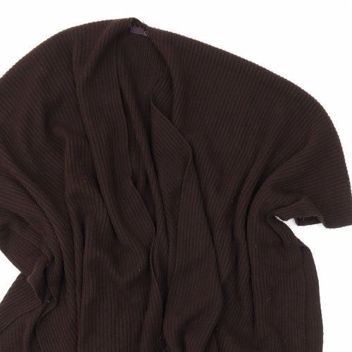 e. Womens Brown   Kimono Poncho One Size