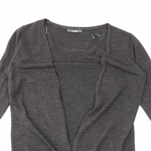 South Womens Grey   Wrap Jumper Size 8