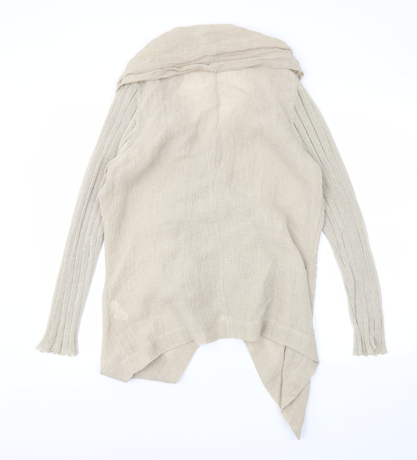 crea Womens Beige   Jacket Coatigan Size 14