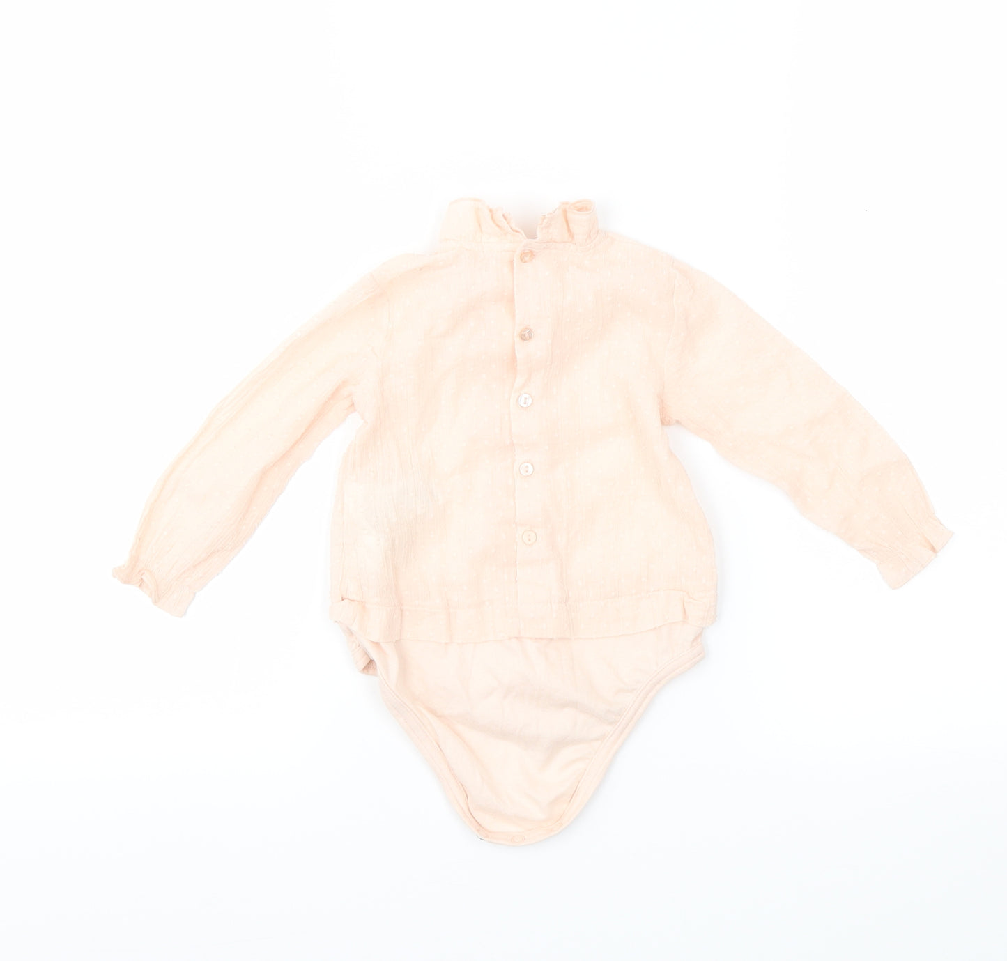 Zara Girls Pink   Babygrow One-Piece Size 9-12 Months