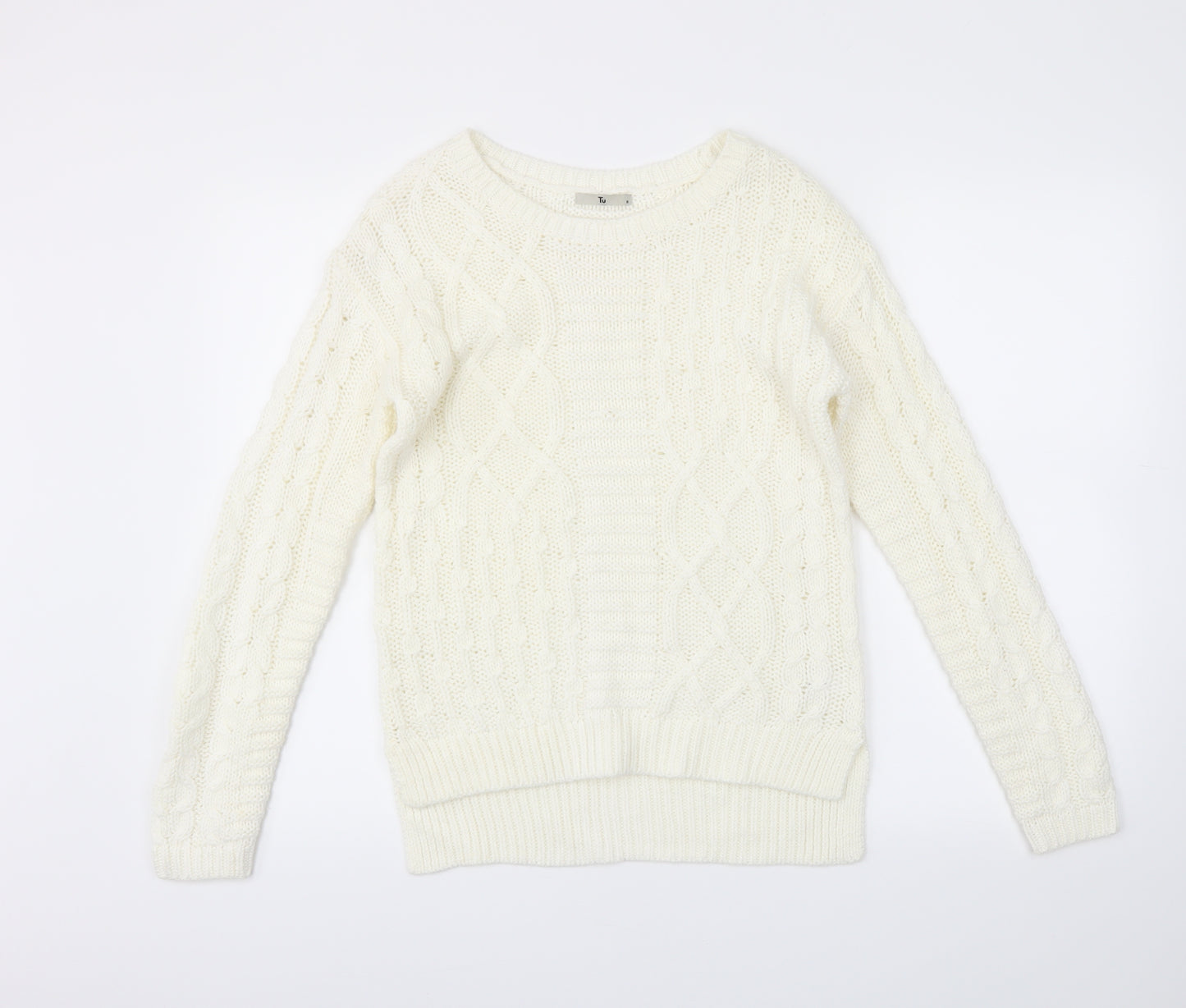 TU Womens Ivory   Pullover Jumper Size 8
