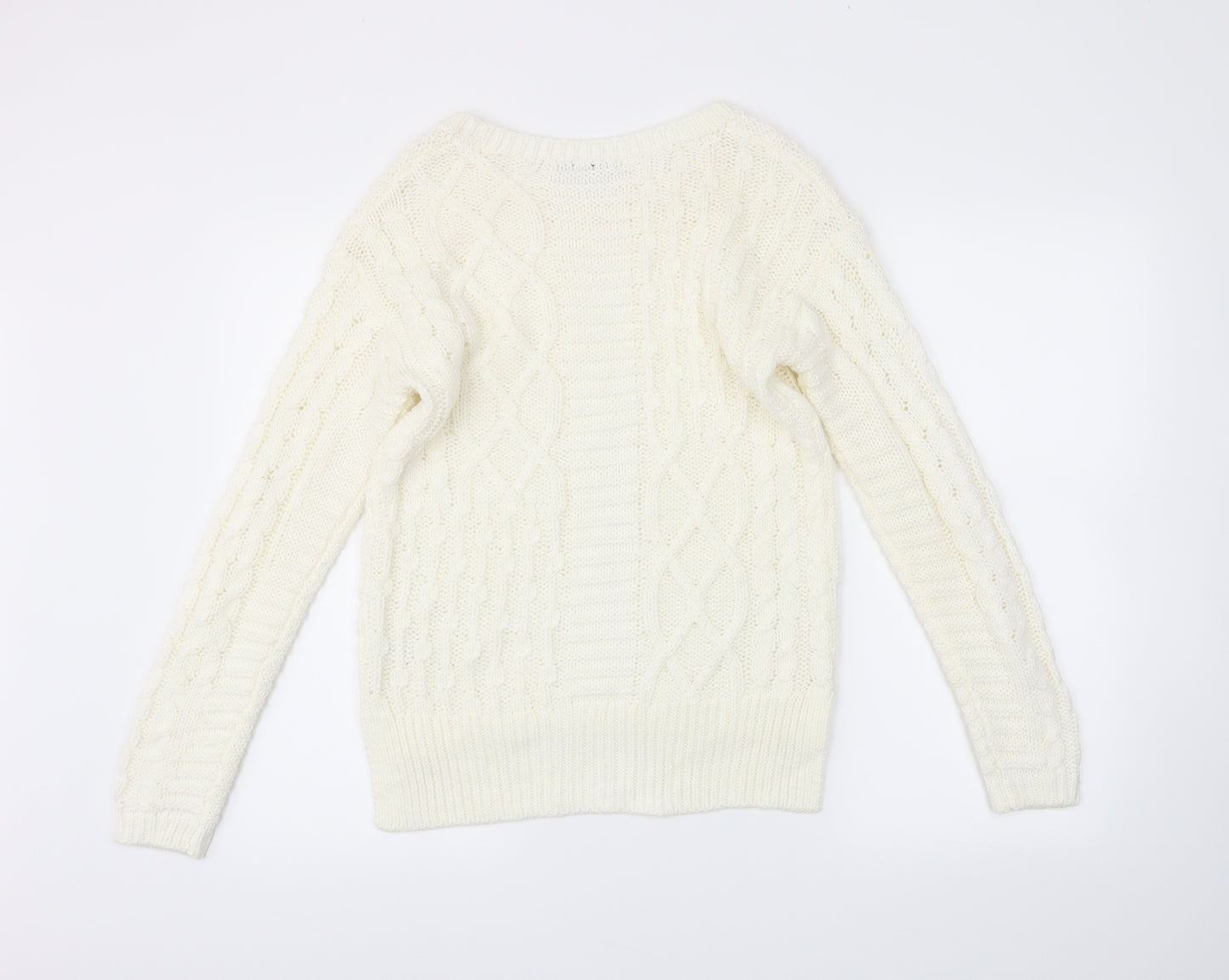 TU Womens Ivory   Pullover Jumper Size 8