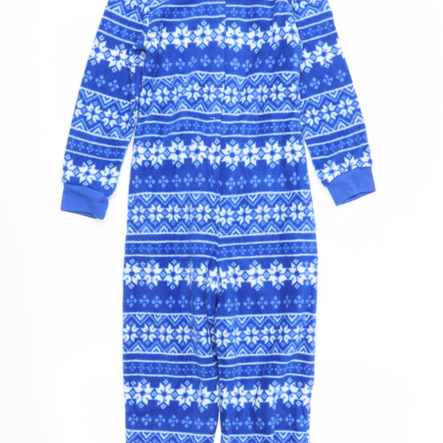 Country Club Boys Blue Fair Isle   One Piece Size 7-8 Years