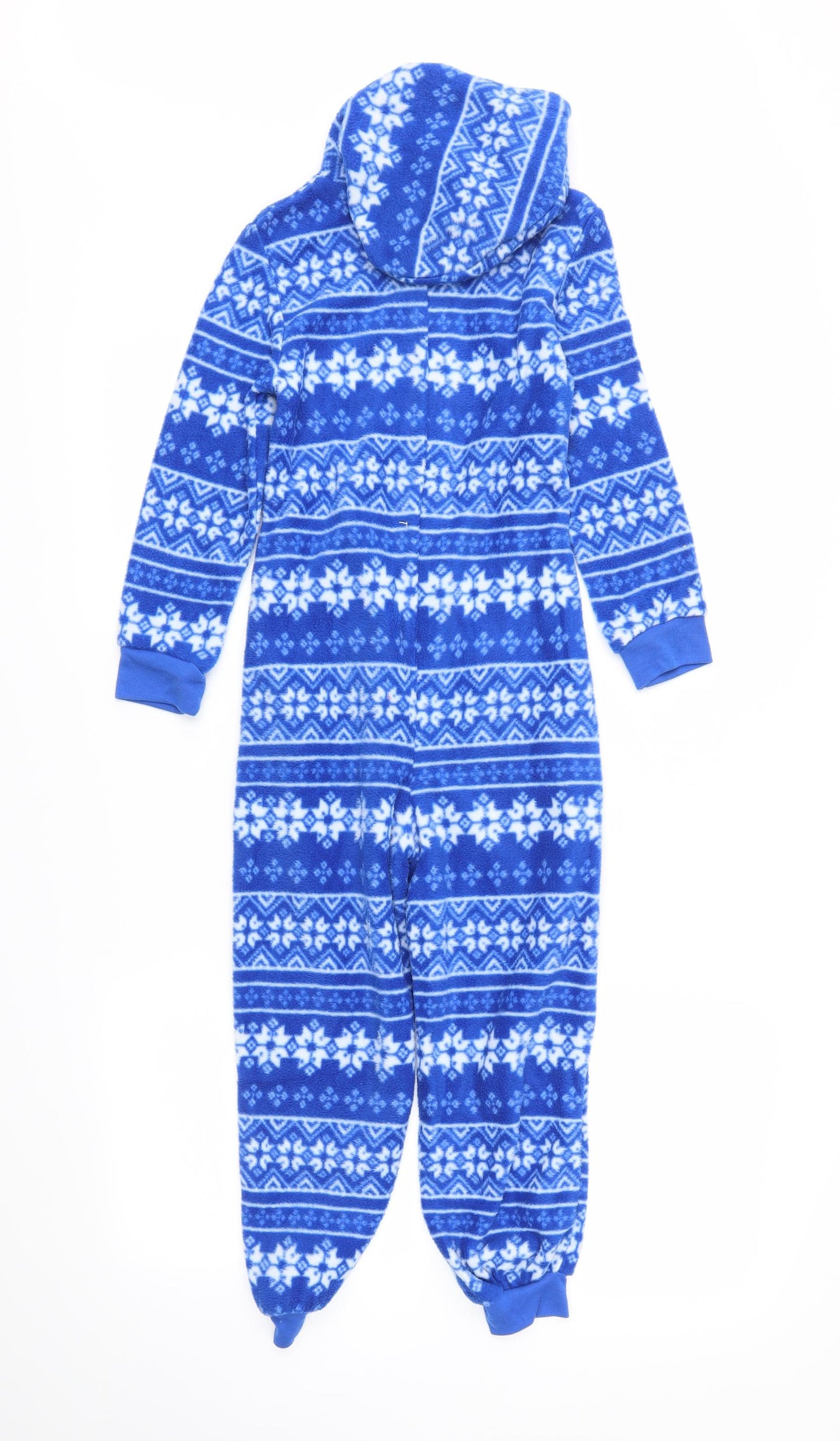 Country Club Boys Blue Fair Isle   One Piece Size 7-8 Years