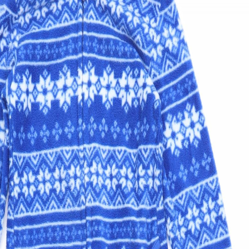 Country Club Boys Blue Fair Isle   One Piece Size 7-8 Years