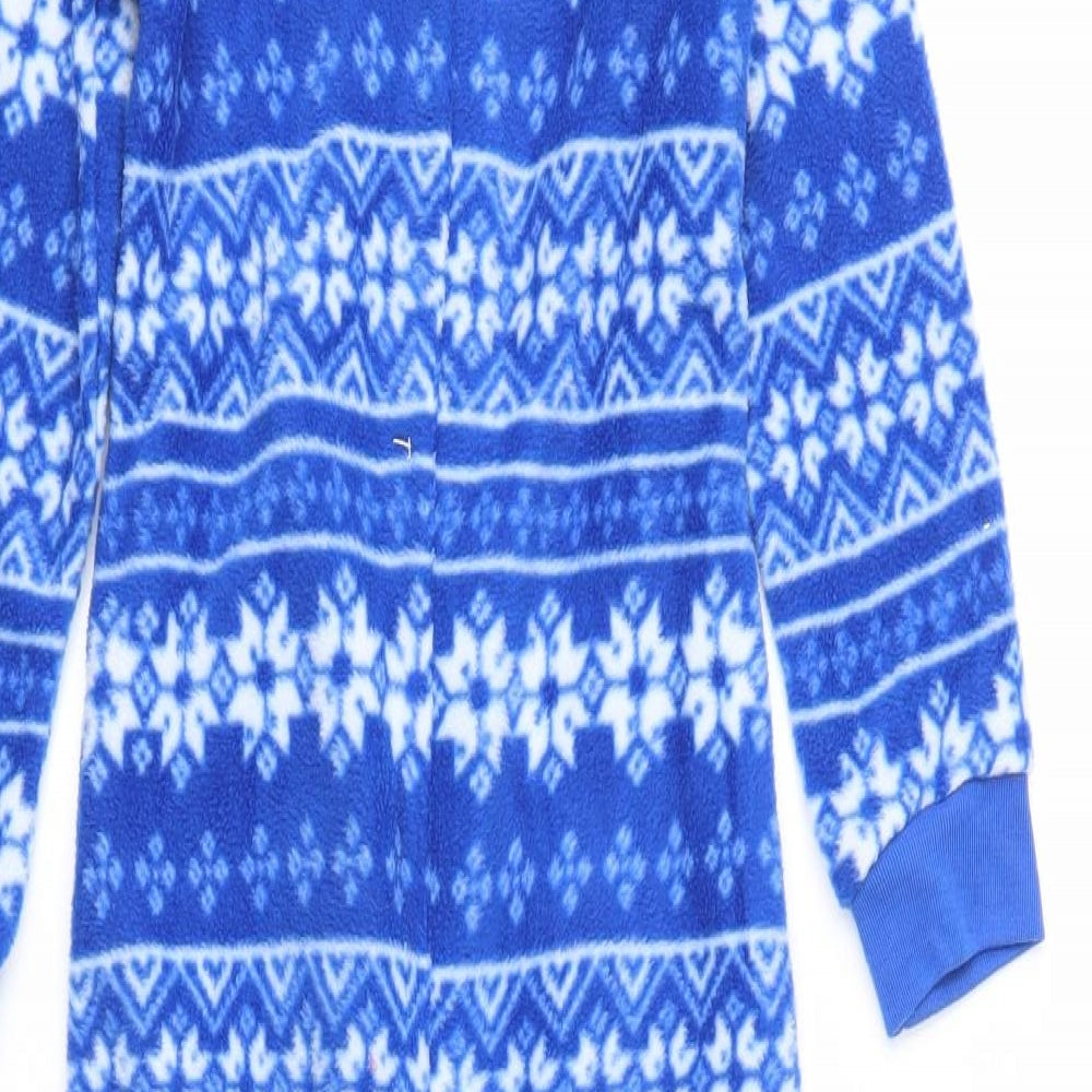 Country Club Boys Blue Fair Isle   One Piece Size 7-8 Years