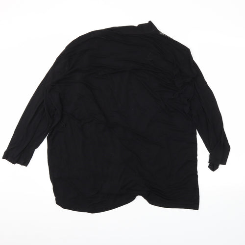 George Womens Black   Wrap Jumper Size 12