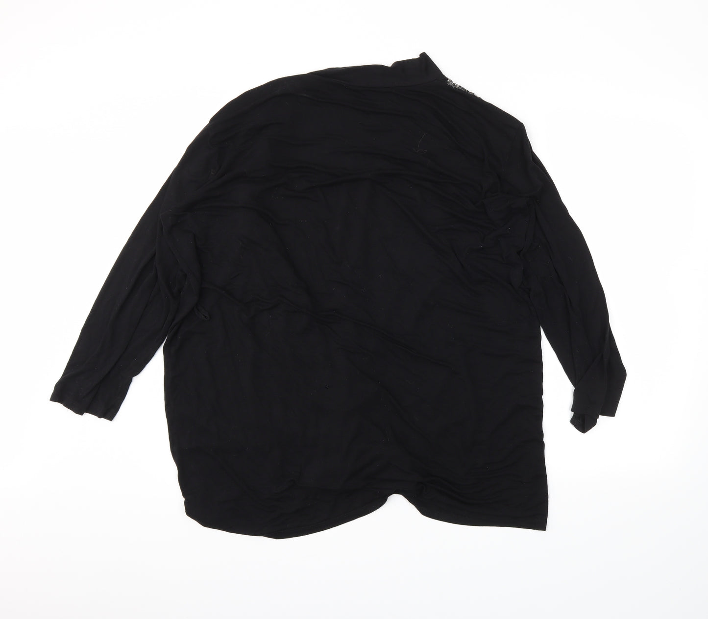 George Womens Black   Wrap Jumper Size 12
