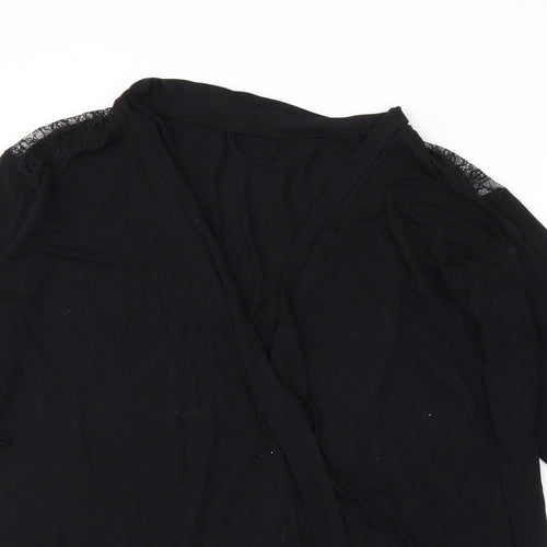 George Womens Black   Wrap Jumper Size 12