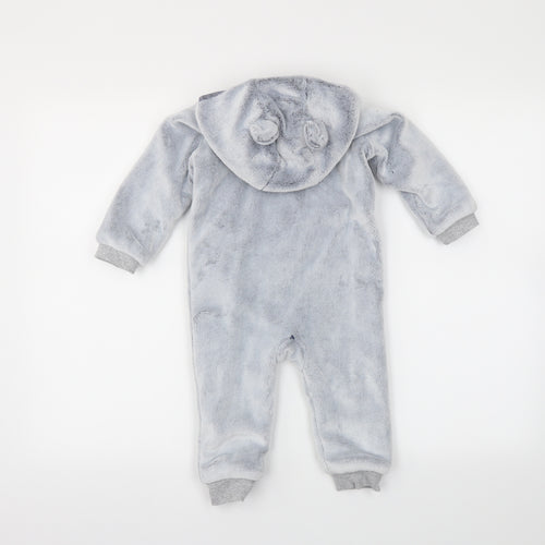 F&F Baby Grey   Babygrow One-Piece Size 12-18 Months