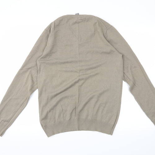 H&M Mens Beige   Pullover Jumper Size M