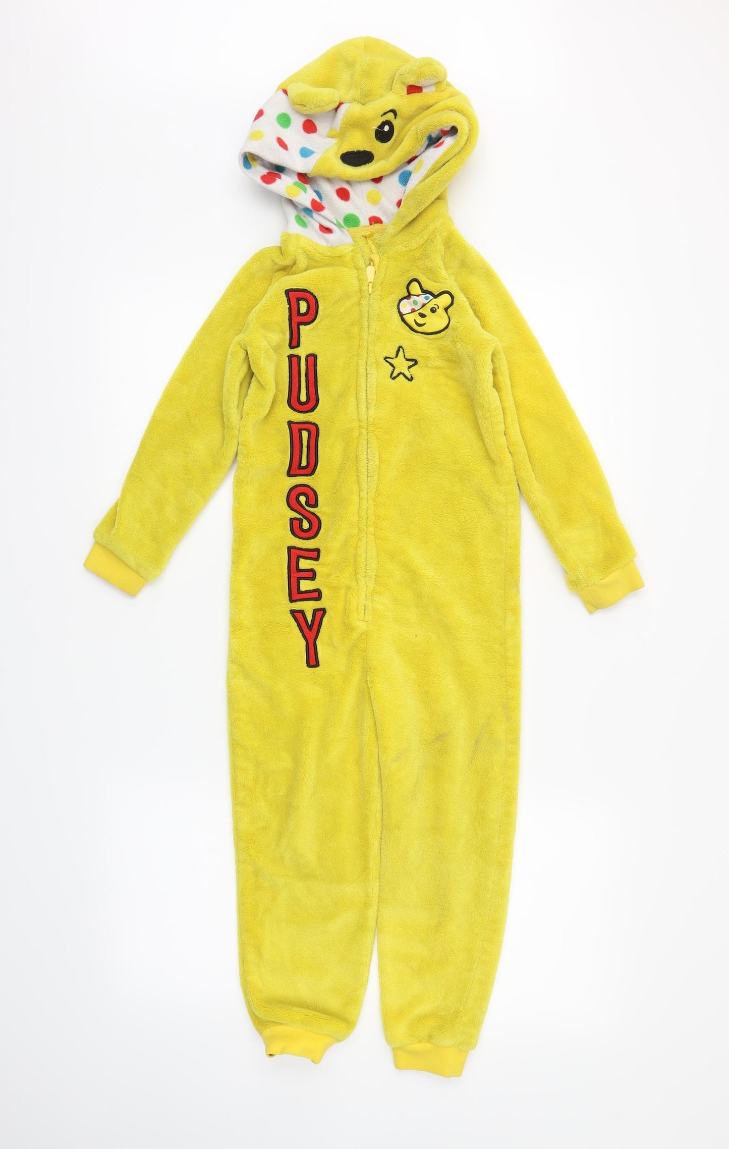 George Boys Yellow Solid   One Piece Size 6-7 Years