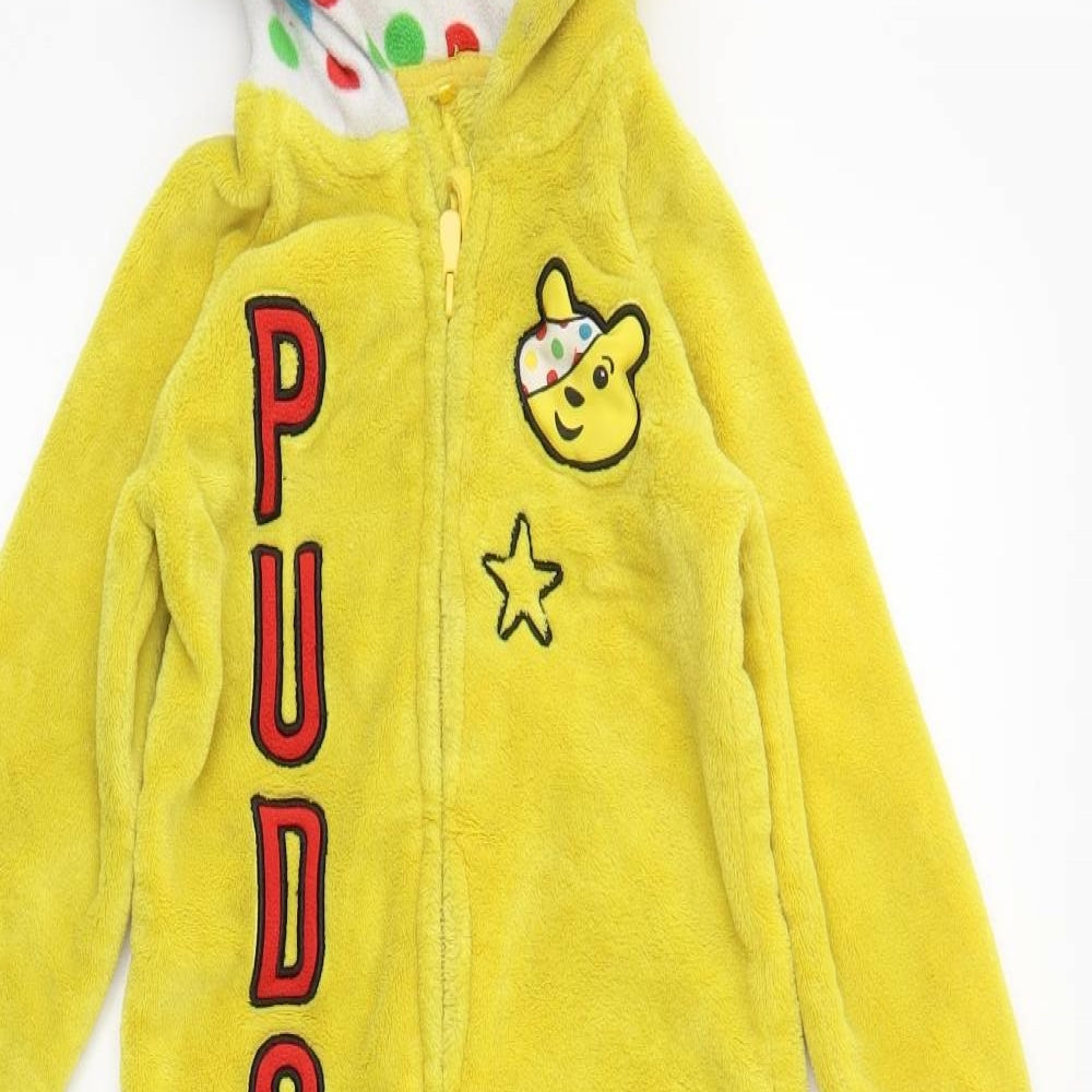 George Boys Yellow Solid   One Piece Size 6-7 Years