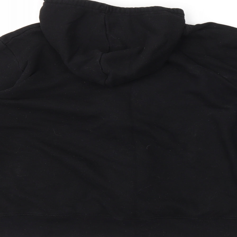 finest made clothing  Mens Black   Full Zip Hoodie Size L