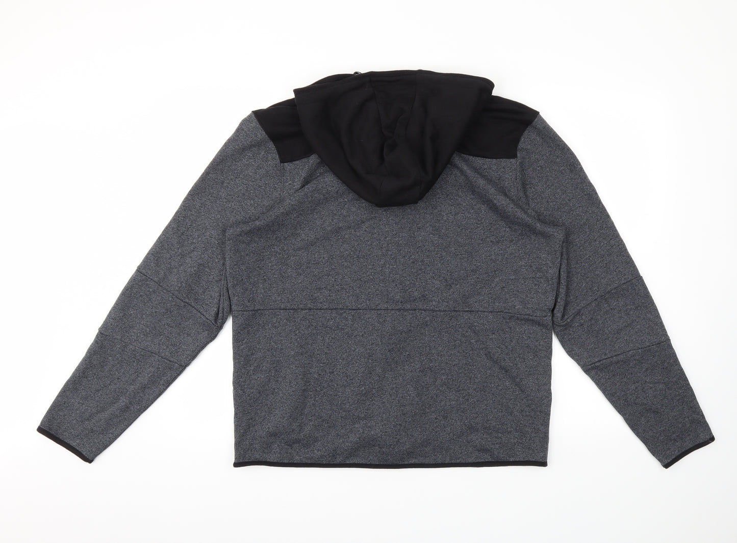 Usath Mens Grey   Full Zip Hoodie Size M