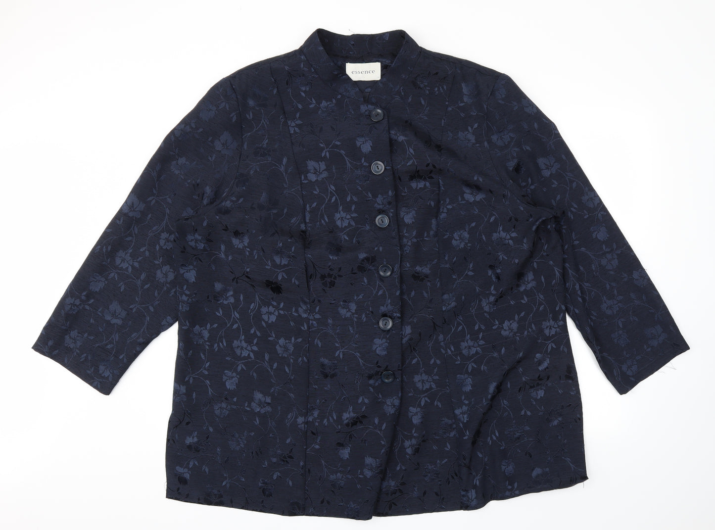 essence Womens Blue   Jacket  Size 2XL