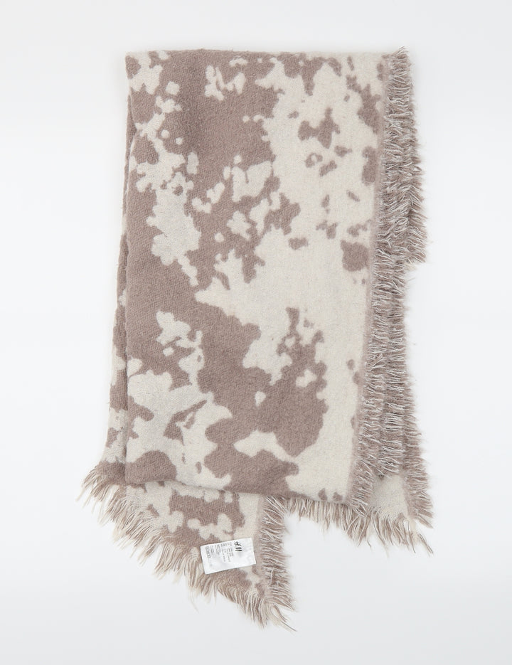 H&M Womens Brown Animal Print Scarf
