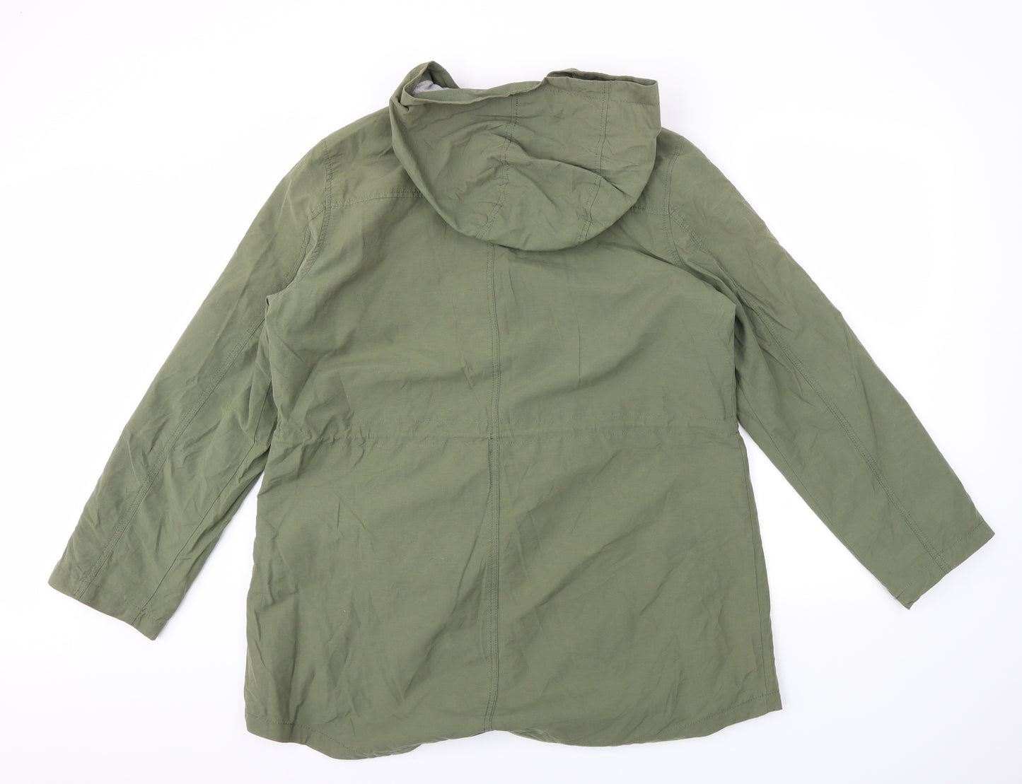 geogre Womens Green   Parka Coat Size 18