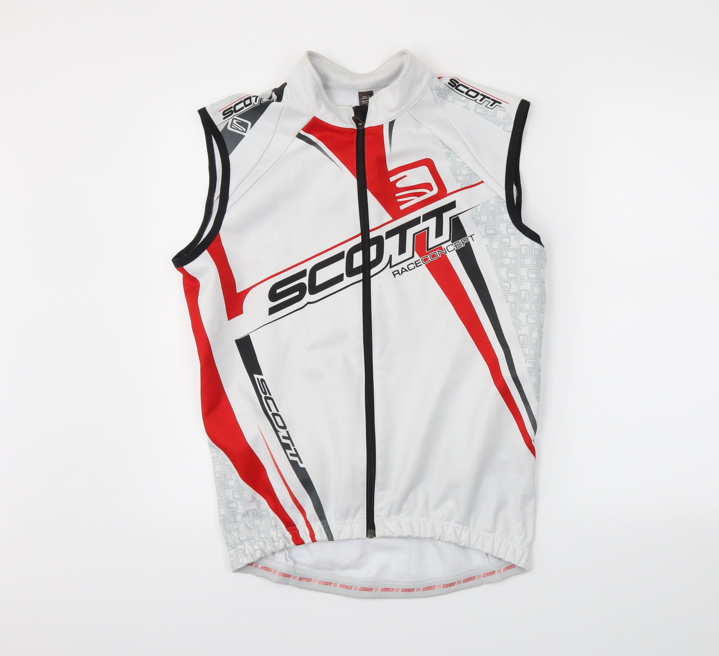 SCOTT Mens White   Gilet Jacket Size L