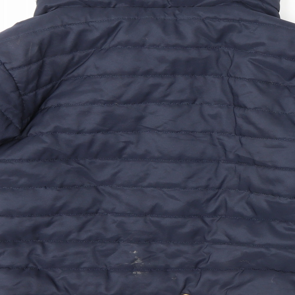 denim state Womens Blue   Puffer Jacket Coat Size S