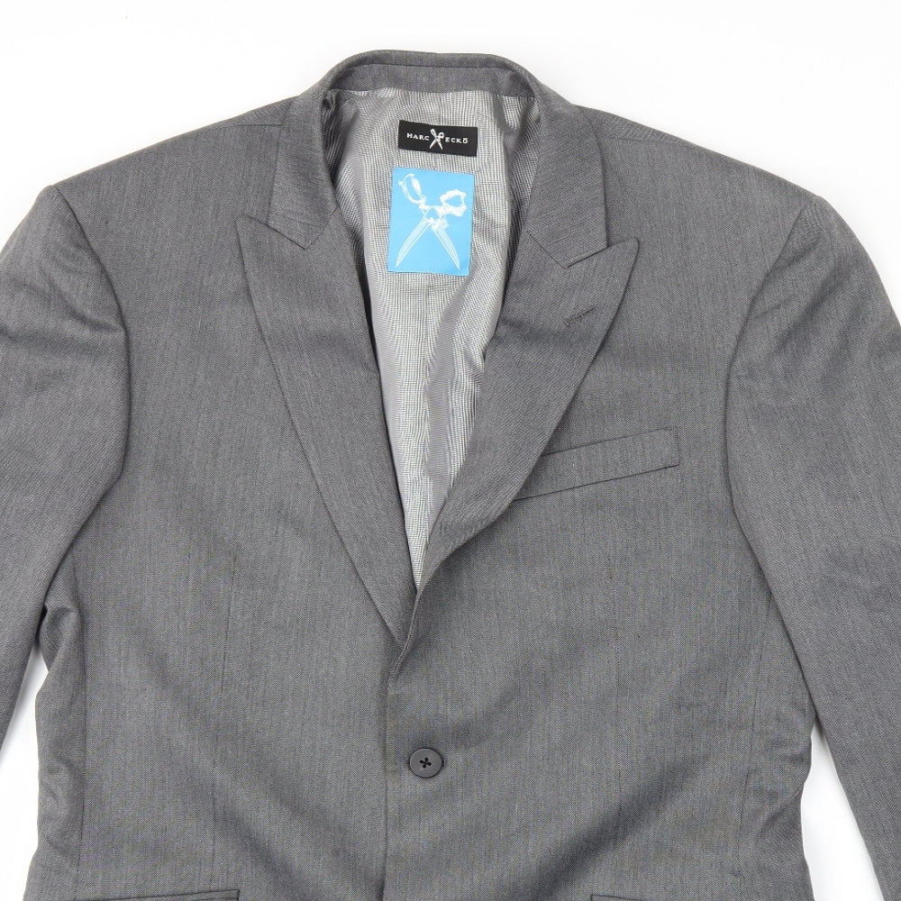 Marc Ecko Mens Grey   Jacket Blazer Size L