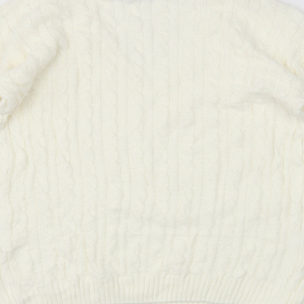 Pulse Womens Ivory   Pullover Jumper Size S