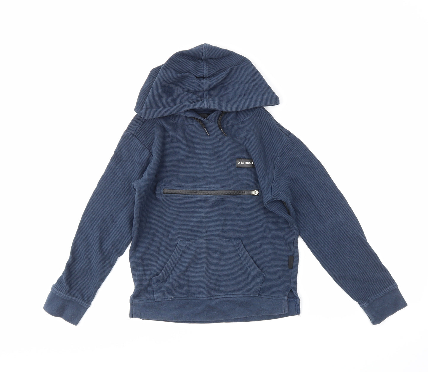 D/STRUCT Boys Blue   Pullover Hoodie Size 9-10 Years