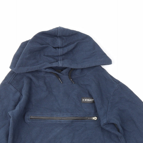 D/STRUCT Boys Blue   Pullover Hoodie Size 9-10 Years