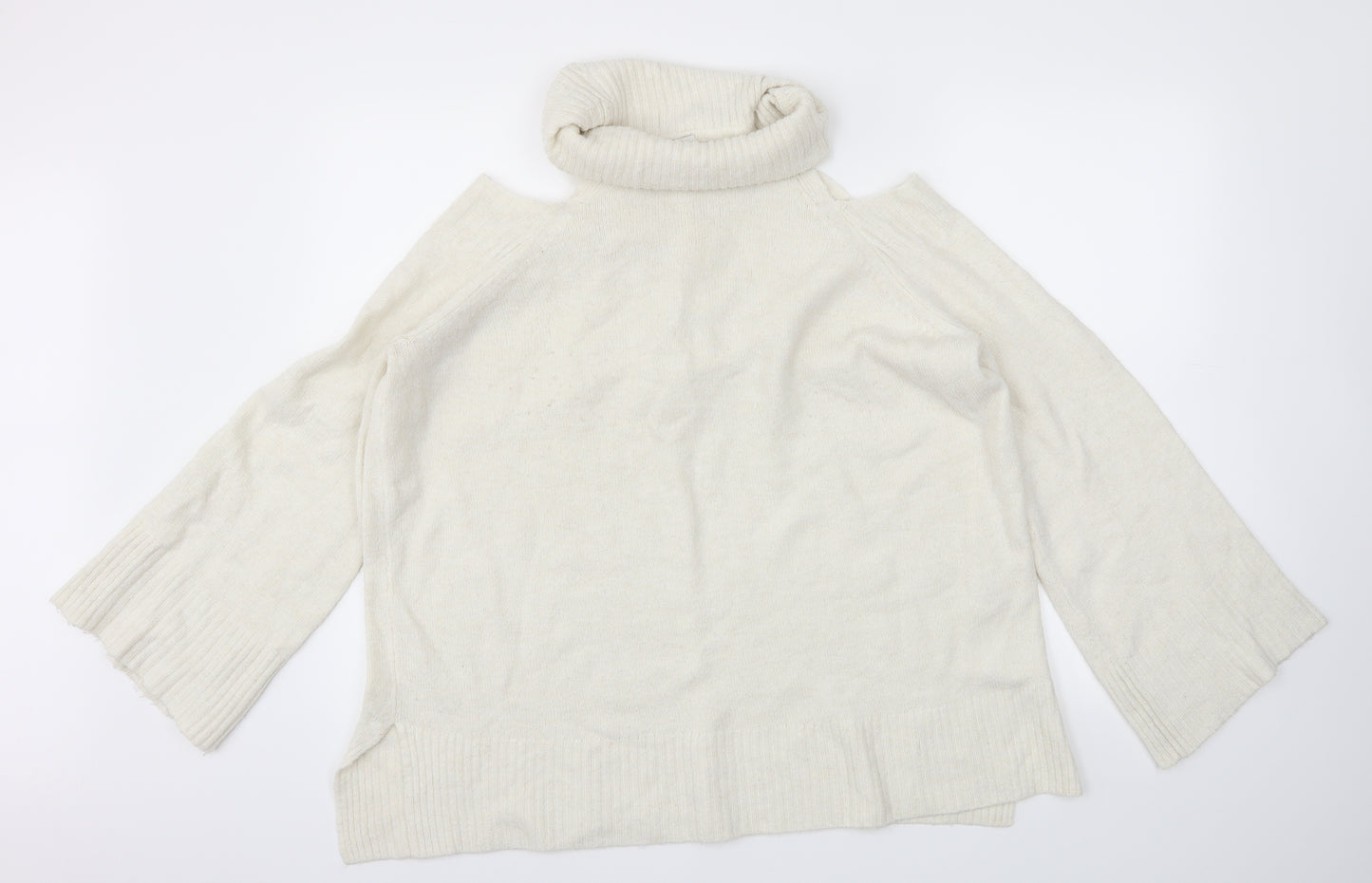 River Island Womens White   Pullover Jumper Size 14