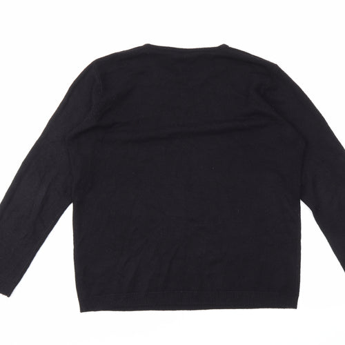 Instyle Womens Black   Pullover Jumper Size M