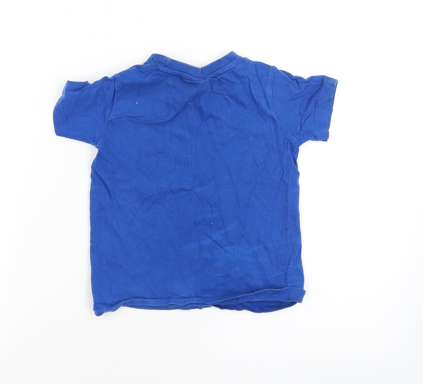 quco Boys Blue   Basic T-Shirt Size 2-3 Years