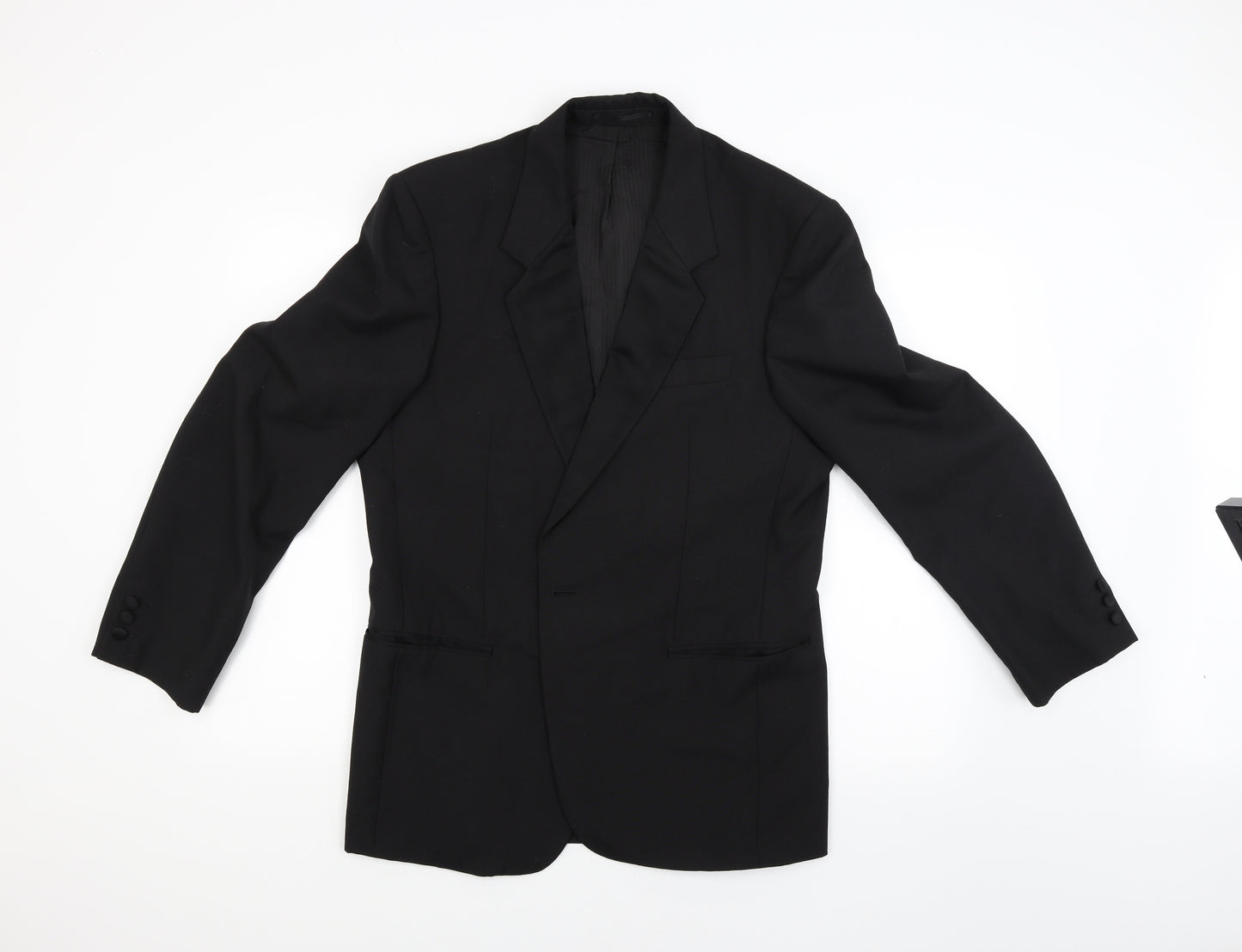 Preworn Mens Black   Jacket Blazer Size 40