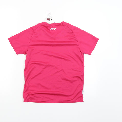 Kalenji Girls Pink   Pullover T-Shirt Size 12 Years