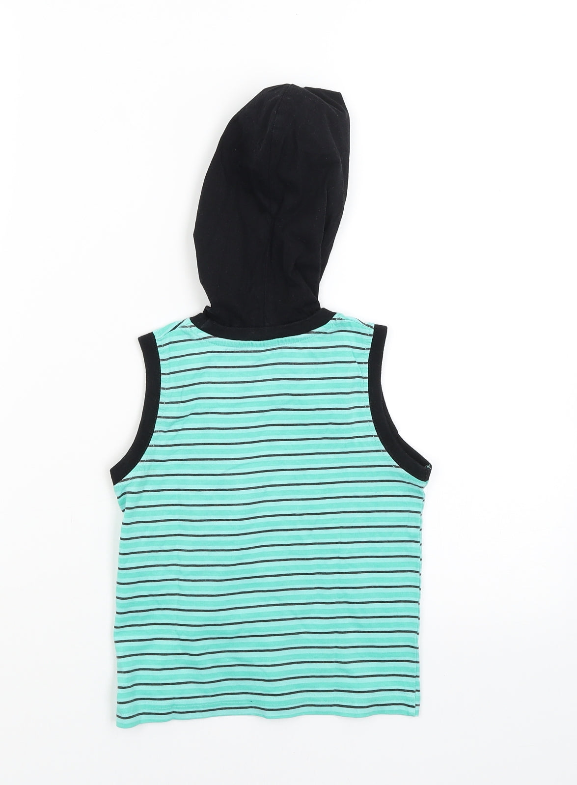 Taeko Girls Green Striped  Pullover Hoodie Size 2-3 Years