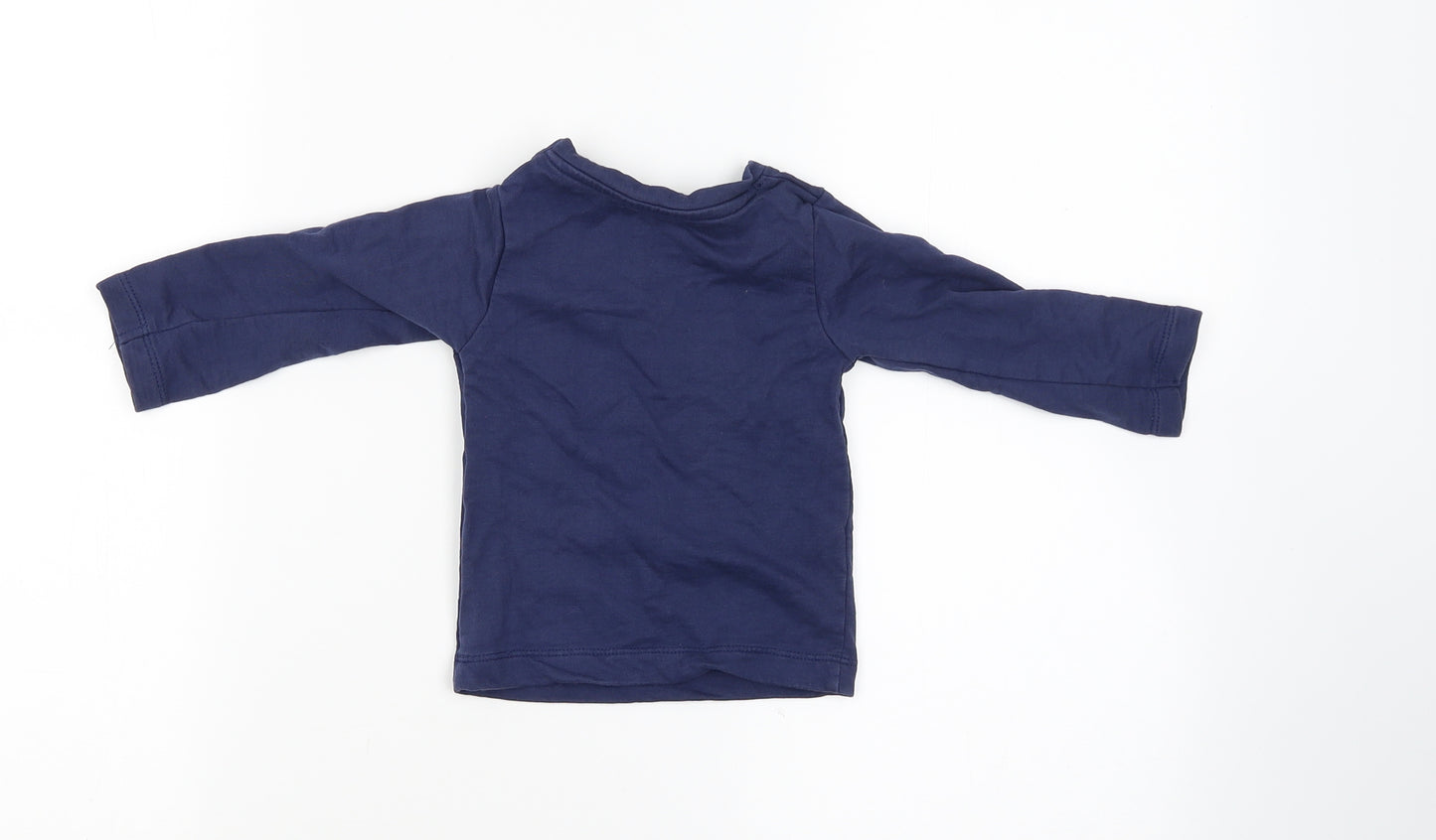 mee mee Boys Blue   Basic T-Shirt Size 9-12 Months