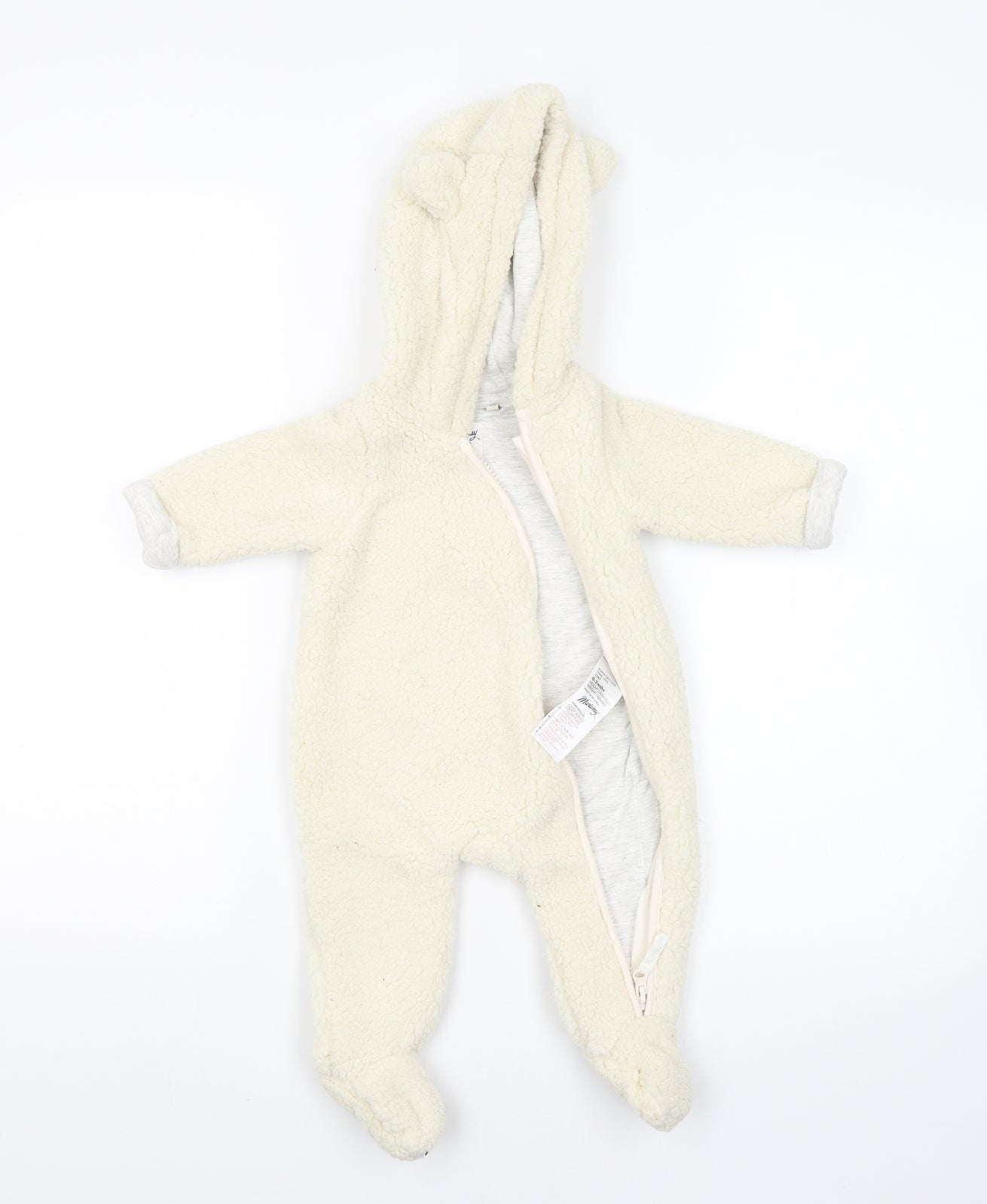mantaray Baby Beige   Babygrow One-Piece Size 0-3 Months