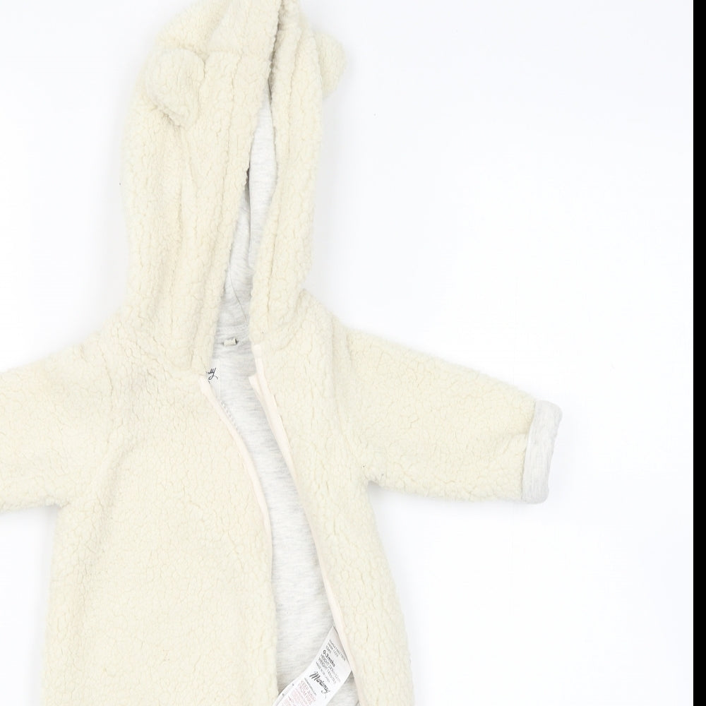 mantaray Baby Beige   Babygrow One-Piece Size 0-3 Months