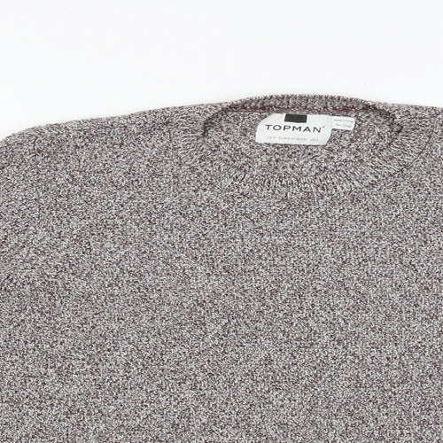 Topman Mens Brown   Pullover Jumper Size S