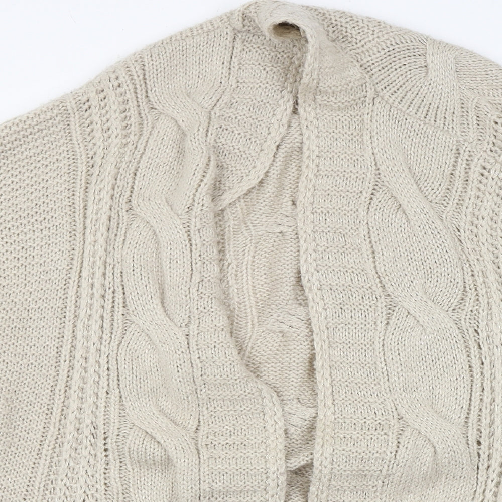 NEXT Womens Beige   Wrap Jumper Size L