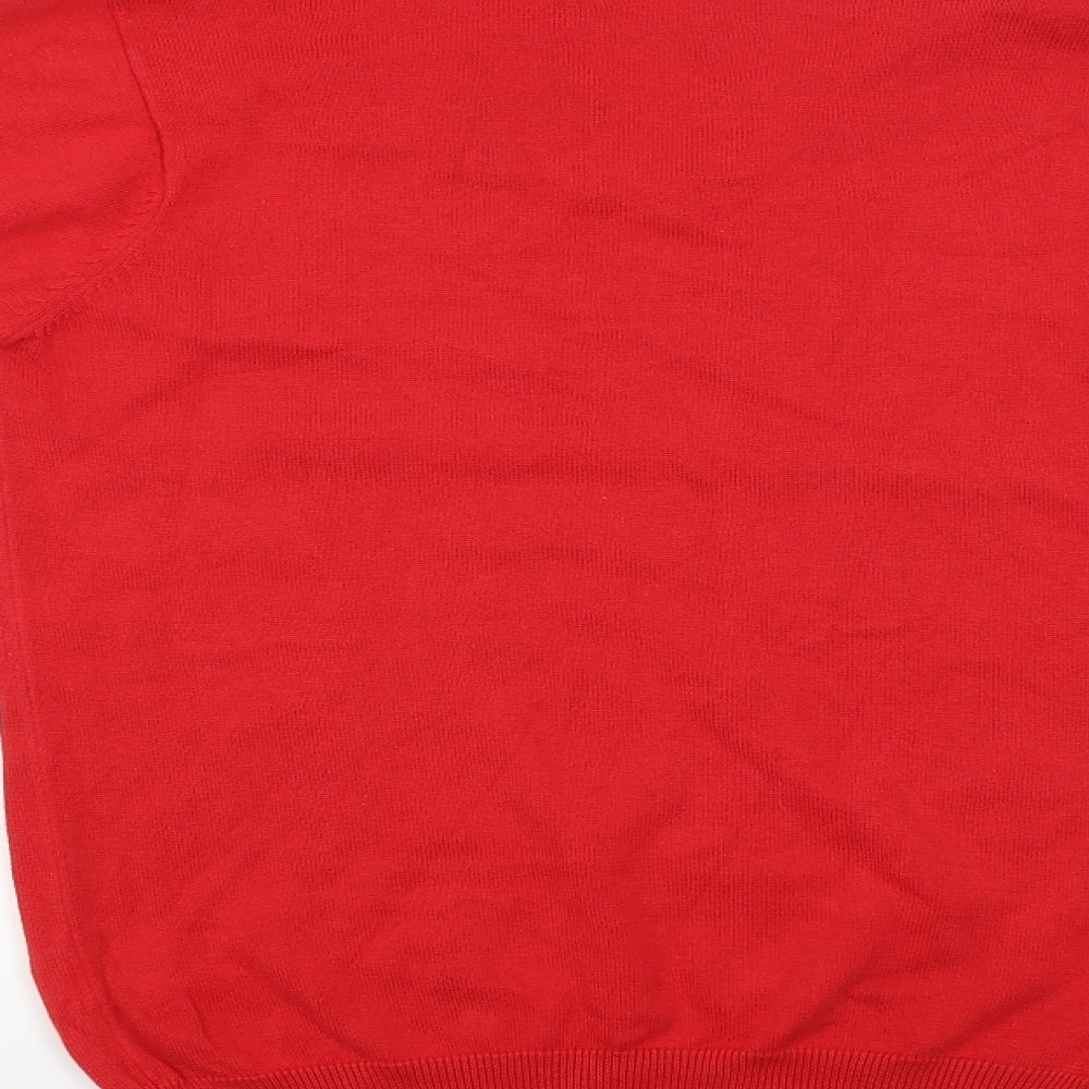 Fred Perry Mens Red    T-Shirt Size XS