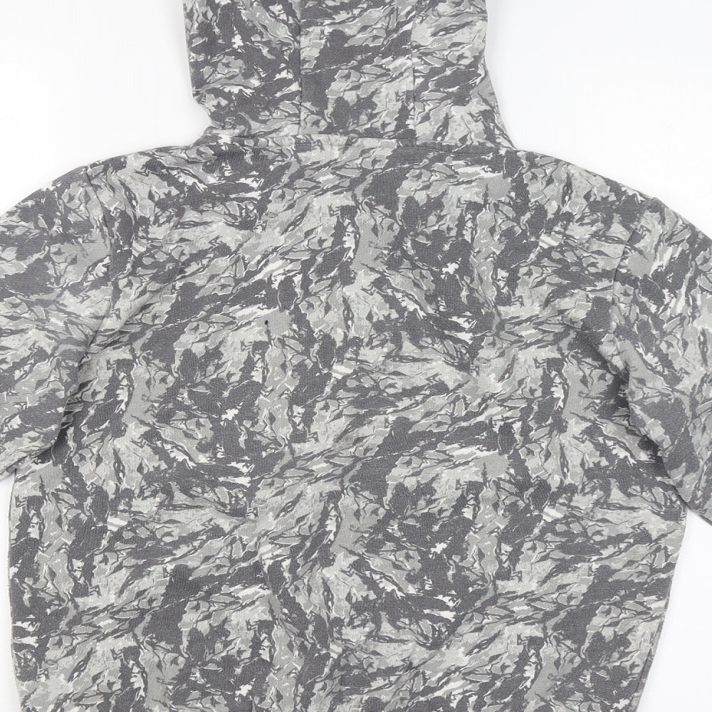 McKenzie Boys Grey Camouflage  Pullover Hoodie Size 13 Years