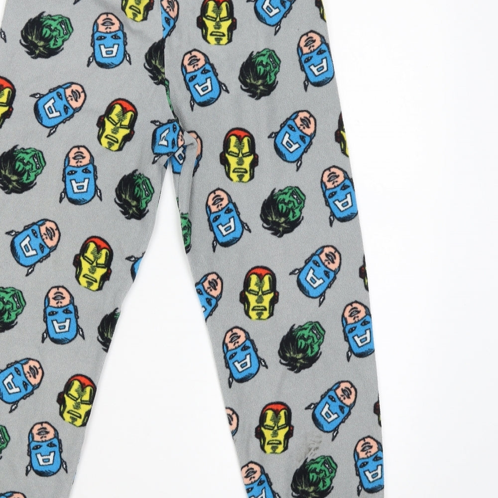Primark Boys Grey Solid   Pyjama Pants Size 9-10 Years