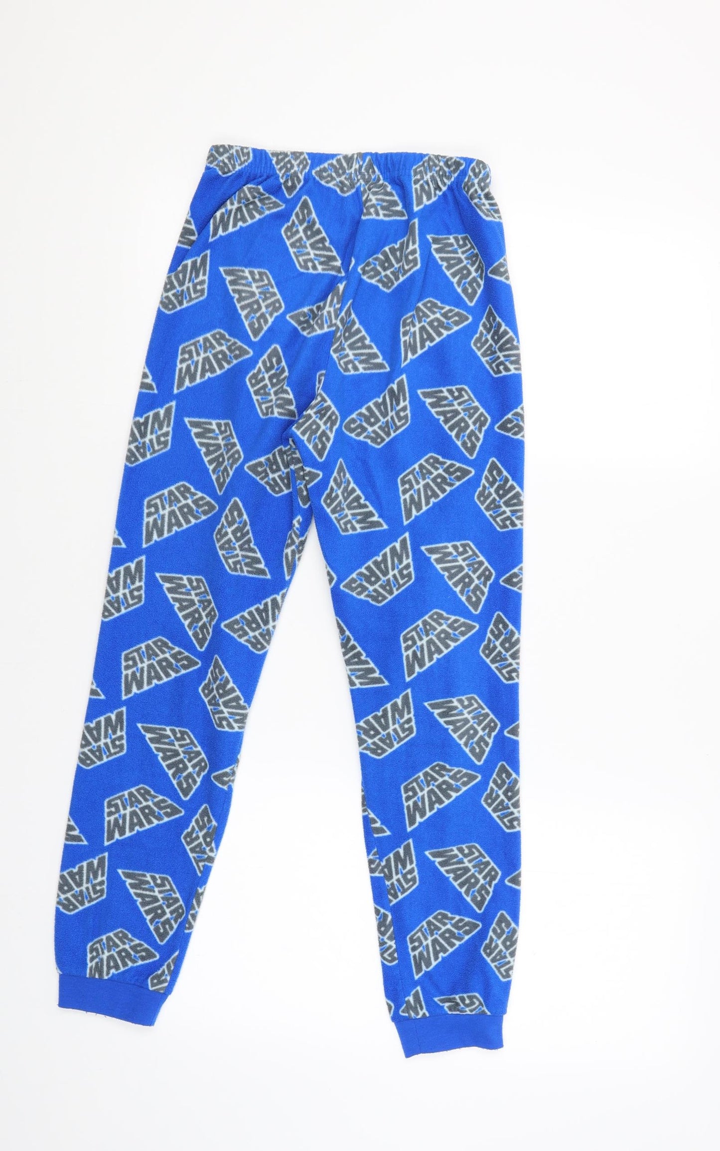 Primark Boys Blue Solid   Pyjama Pants Size 10-11 Years  - star wars