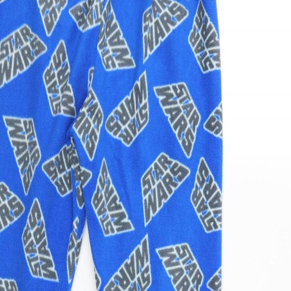 Primark Boys Blue Solid   Pyjama Pants Size 10-11 Years  - star wars