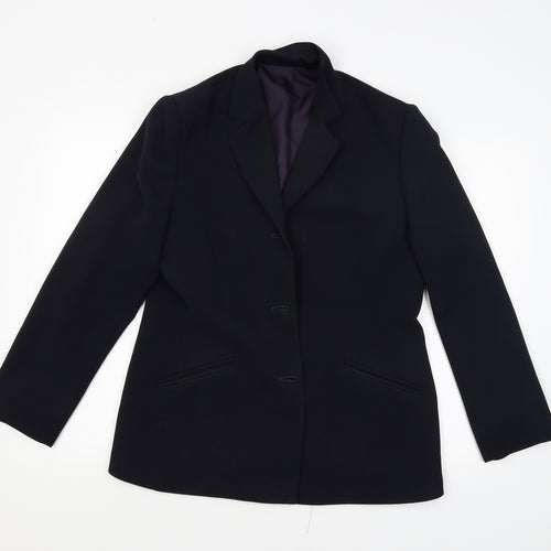 Wardrobe Womens Blue   Jacket Blazer Size 14