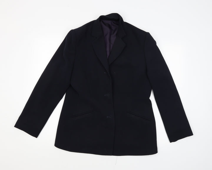 Wardrobe Womens Blue   Jacket Blazer Size 14