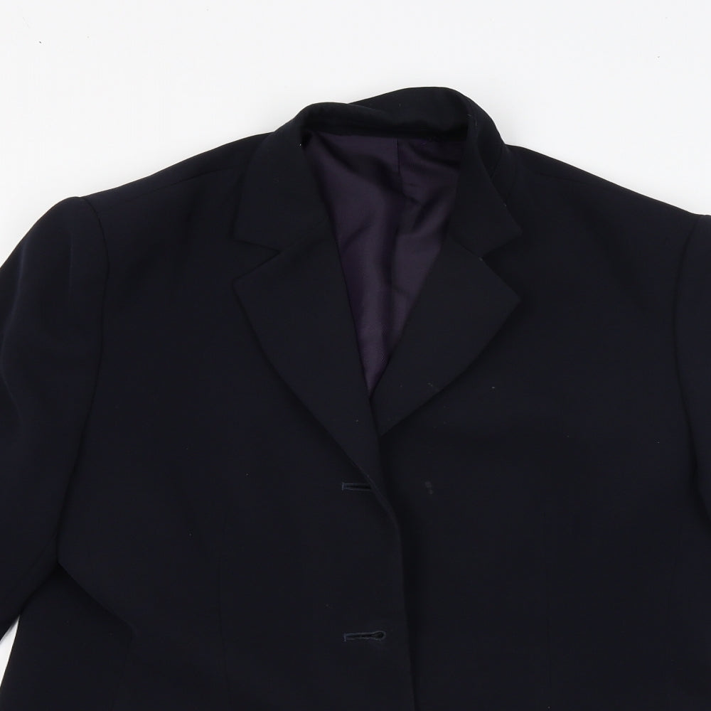 Wardrobe Womens Blue   Jacket Blazer Size 14